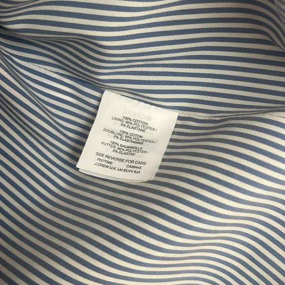 J. Crew Regent Blazer in Blue Chambray Ruffle - Picture 10 of 10